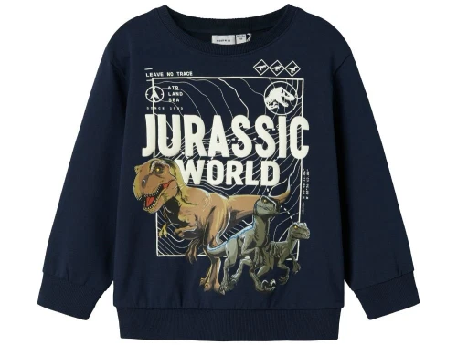 Mørkeblå sweatshirt med print fra Jurassic World fra Name it navy blazer 13240637